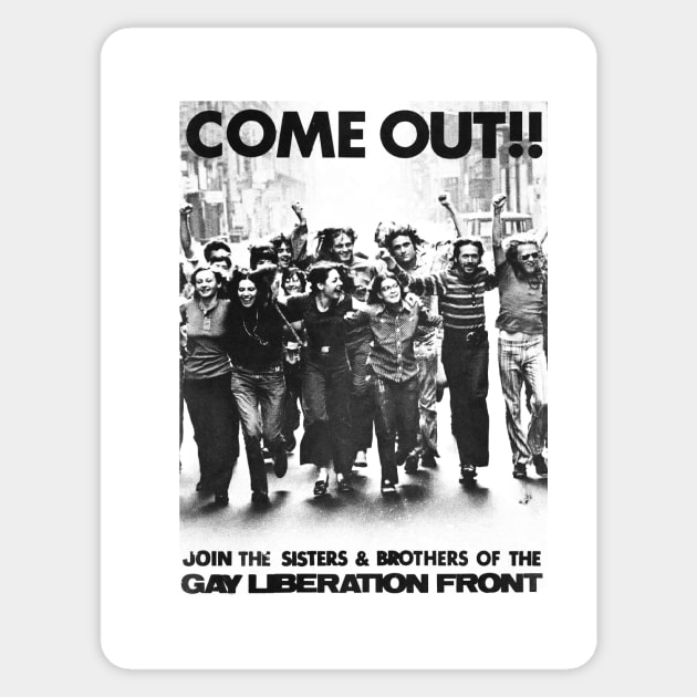 Come Out! Retro Gay Sticker by WearingPride